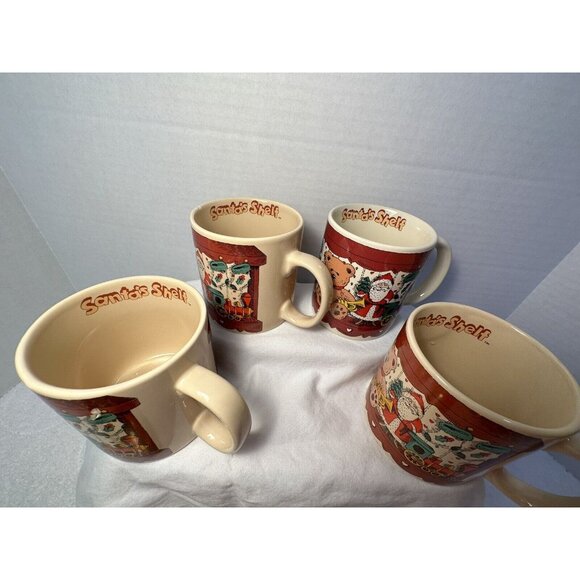 4 VTG Trenditions Santa’s Shelf MUG, Santa w/ Toys Christmas Holiday Cup Mug - Picture 6 of 10